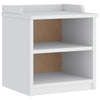Weiße Flurbank Sandnes Lotzi 45x40x50cm (Kiefer)