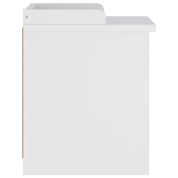 Weiße Flurbank Sandnes Lotzi 45x40x50cm (Kiefer)