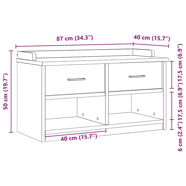 Sandnes Sener Flurbank 87x40x50cm (Kiefer)