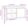 Sandnes Calid Bank für den Flur 87x40x50cm (Kiefer)