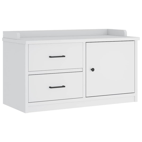 Weiße Flurbank Sandnes Calid 87x40x50cm (Kiefer)