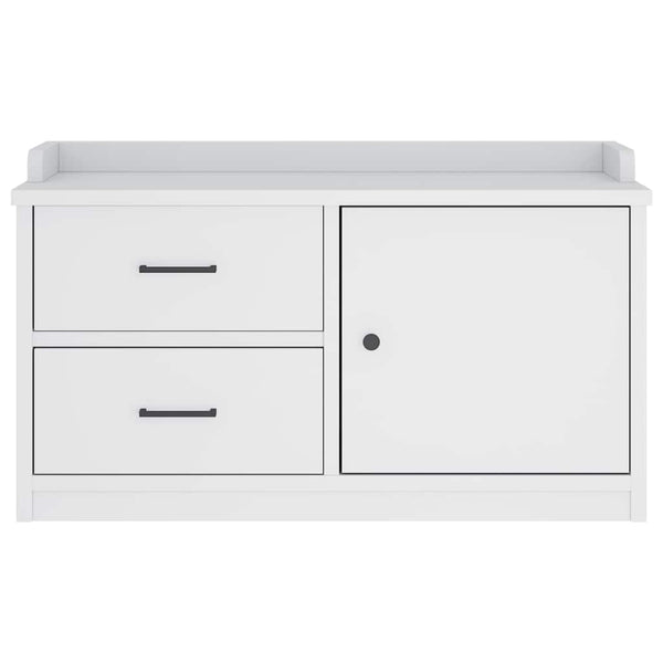 Weiße Flurbank Sandnes Calid 87x40x50cm (Kiefer)