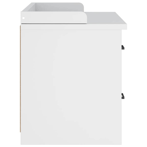 Weiße Flurbank Sandnes Calid 87x40x50cm (Kiefer)