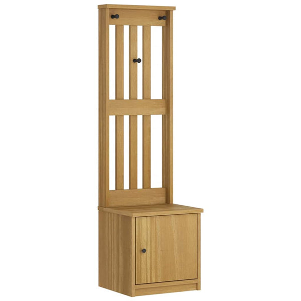 Hallway-Standregal Blagoio 45x40x159,5 cm (Kiefer)