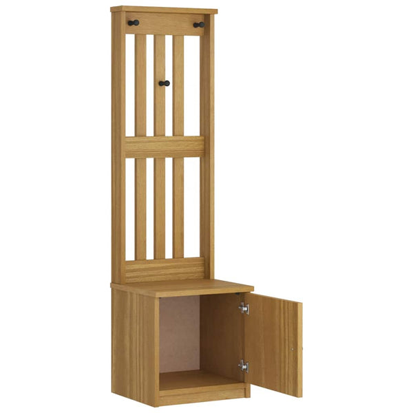 Hallway-Standregal Blagoio 45x40x159,5 cm (Kiefer)
