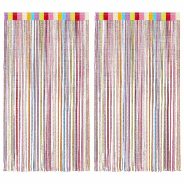 Mehrfarbiger Fadenvorhang Norwood 140x250cm (2 St.)