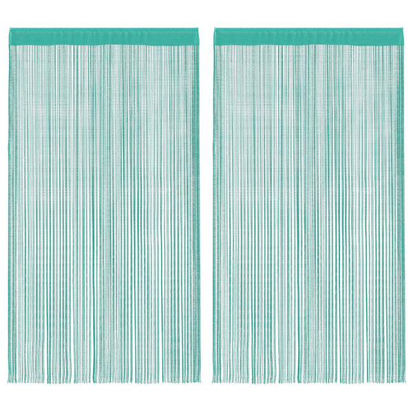Türkis Fadenvorhänge Norwood 140x250cm (2 St.)