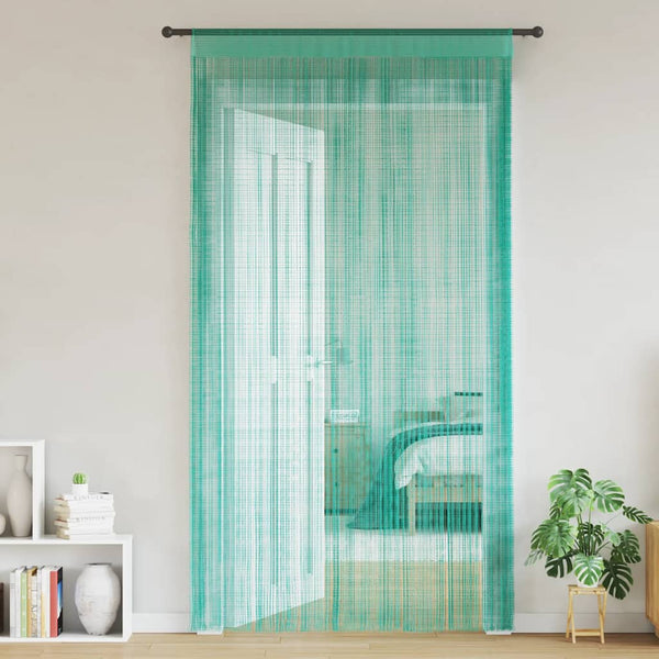Türkis Fadenvorhänge Norwood 140x250cm (2 St.)