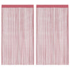 Pinkfarbene Stringvorhänge Norwood 140x250cm (2 St.)