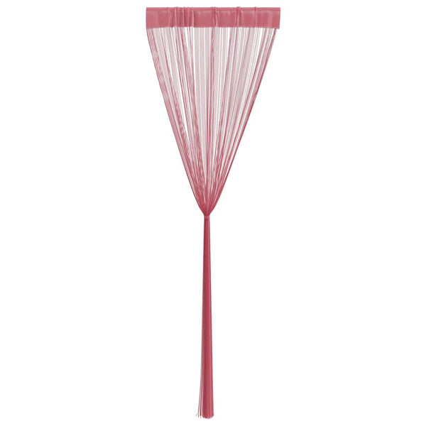 Pinkfarbene Stringvorhänge Norwood 140x250cm (2 St.)