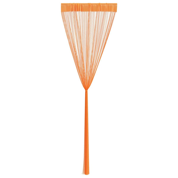 Orange Fadenvorhänge Norwood 140x250cm (2 St.)