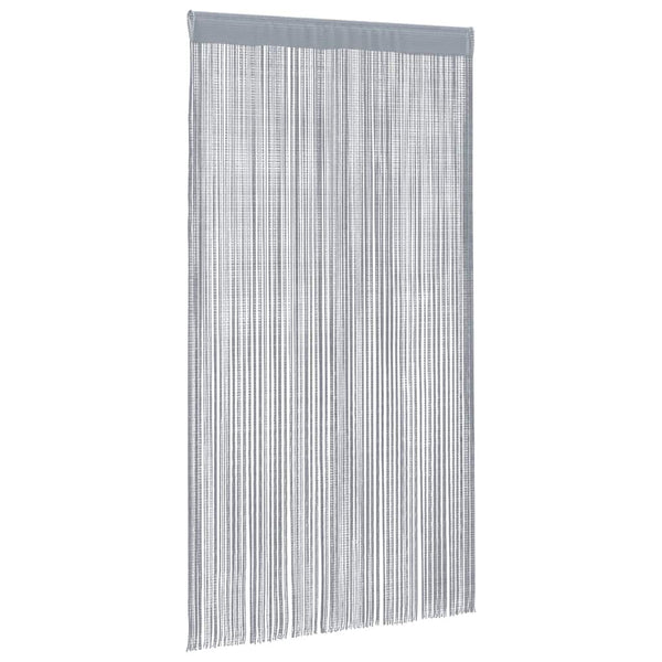 Hellgraue Fadenvorhänge Norwood 100x250cm (2 Stück)