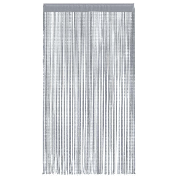 Hellgraue Fadenvorhänge Norwood 100x250cm (2 Stück)