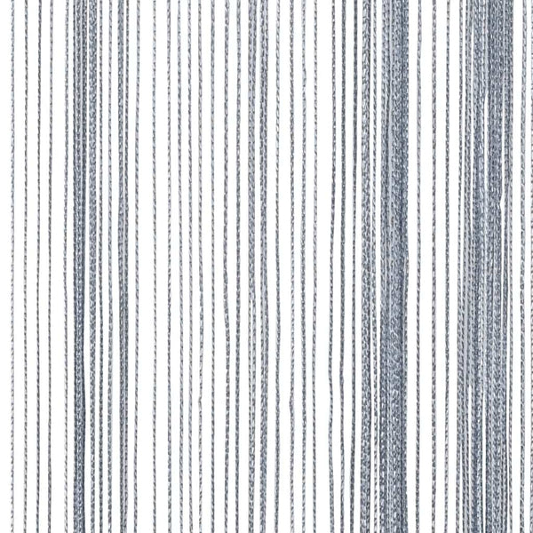 Hellgraue Fadenvorhänge Norwood 100x250cm (2 Stück)