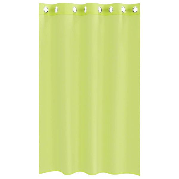 Apfelgrüne Voile-Scheibengardinen mit Ösen Lopina 140x175cm (2 Stk.)