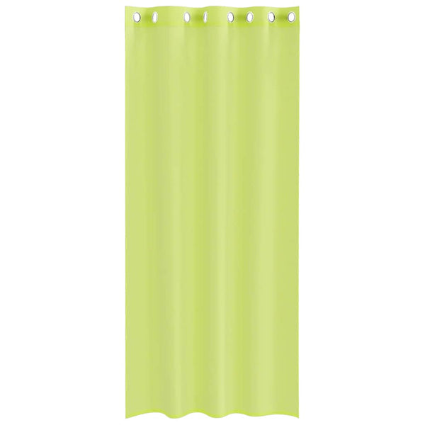 Omenanvihreä voileeverhot läpiviennillä Lopina 140x225cm (2 kpl)