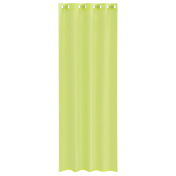 Apfelgrüne Voile-Ösenschals Lopina 140x260cm (2 Stück)