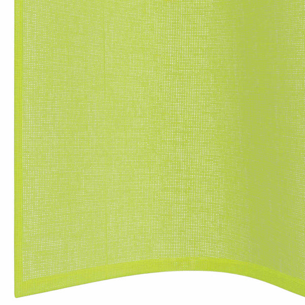 Apfelgrüne Voile-Ösenschals Lopina 140x260cm (2 Stück)