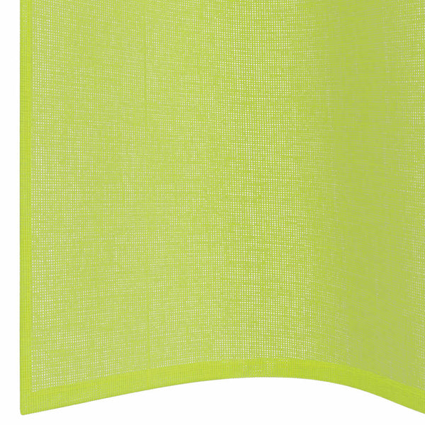 Omenanvihreä voileeverhot läpiviennillä Lopina 140x300cm (2 kpl)