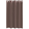 Ruskea voileeverhot läpiviennillä Lopina 140x175cm (2 kpl)
