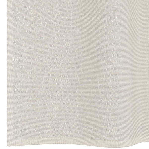 Cremefarbene Voile-Vorhänge mit Schlaufen Lopina 140x140cm (2 Stück)
