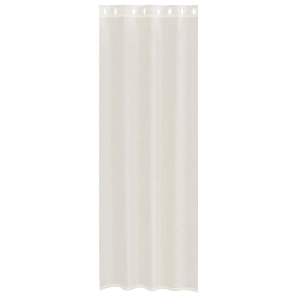 Creme-Voile-Vorhänge mit Ösen Lopina 140x300cm (2 Stk.)