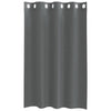 Tummanharmaa voileeverhot läpiviennillä Lopina 140x175cm (2 kpl)
