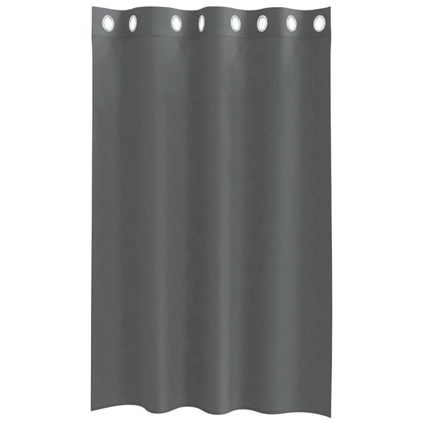 Tummanharmaa voileeverhot läpiviennillä Lopina 140x175cm (2 kpl)