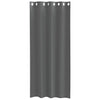 Tummanharmaa voileeverhot läpiviennillä Lopina 140x225cm (2 kpl)