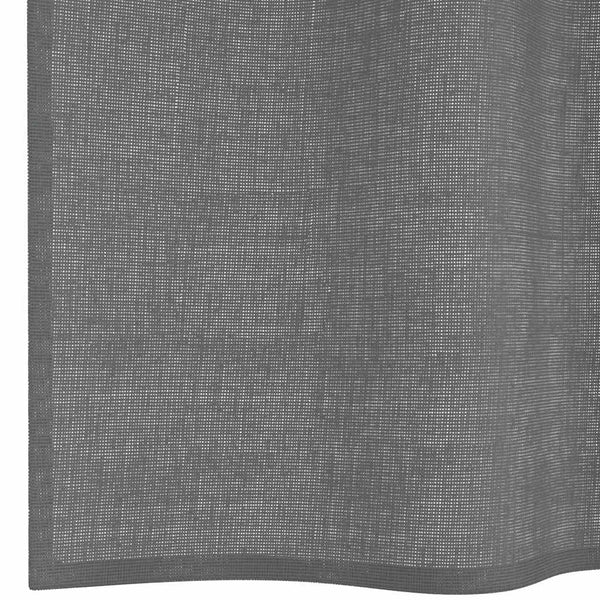 Dunkelgrauer Voile-Schal mit Ösen Lopina 140x245cm (2 St.)