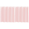 Vaaleanpunainen voileeverhot läpiviennillä Lopina 140x140cm (2 kpl)