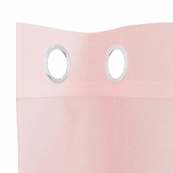 Rosa Voile-Schals mit Ösen Lopina 140x300cm (2 St.)