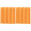 Oranssi voileeverhot läpiviennillä Lopina 140x140cm (2 kpl)