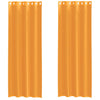 Oranger Voile-Vorhang mit Ösen Lopina 140x260cm (2 Stück)