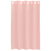 Rosa Voile-Vorhänge mit Ösen Lopina 140x175cm (2 Stück)