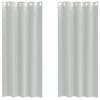 Hellgraue Voile-Vorhänge mit Ösen Lopina 140x225cm (2 St.)