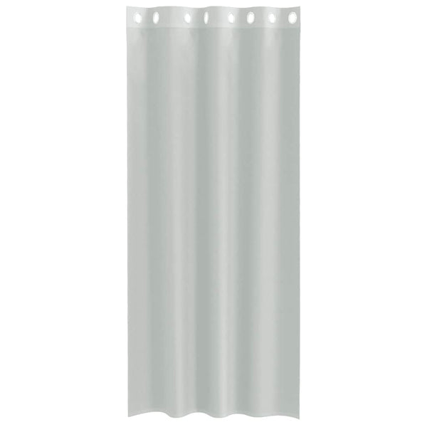 Hellgraue Voile-Vorhänge mit Ösen Lopina 140x225cm (2 St.)