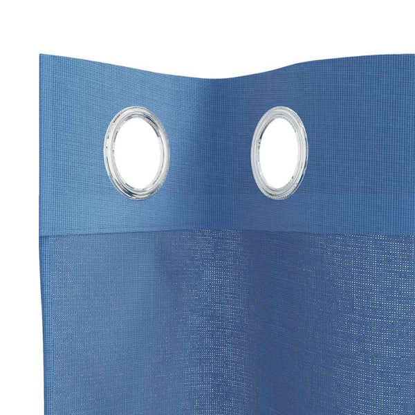 Voile-Vorhänge Dunkelblau mit Ösen Lopina (2 Stk.)