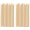 Voile-Schals aus Sand mit Durchzug Lopina (2 Stück)