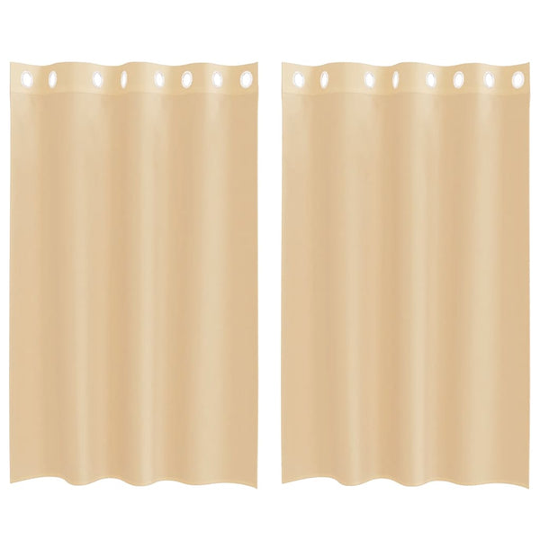 Voile-Schals aus Sand mit Durchzug Lopina (2 Stück)