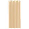 Schlaufen Sand Voile-Vorhänge, Modell Lopina (2 Stück)