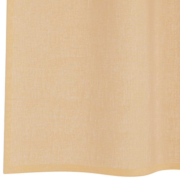 Schlaufen Sand Voile-Vorhänge, Modell Lopina (2 Stück)