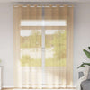 Voile-Ösenschals aus Leinenoptik in Sand (2 Stück)