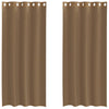 Voile-Schlaufenschals, hellbraun (2 Stück)