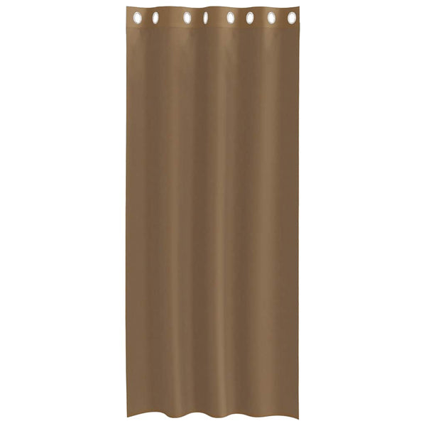 Voile-Schlaufenschals, hellbraun (2 Stück)