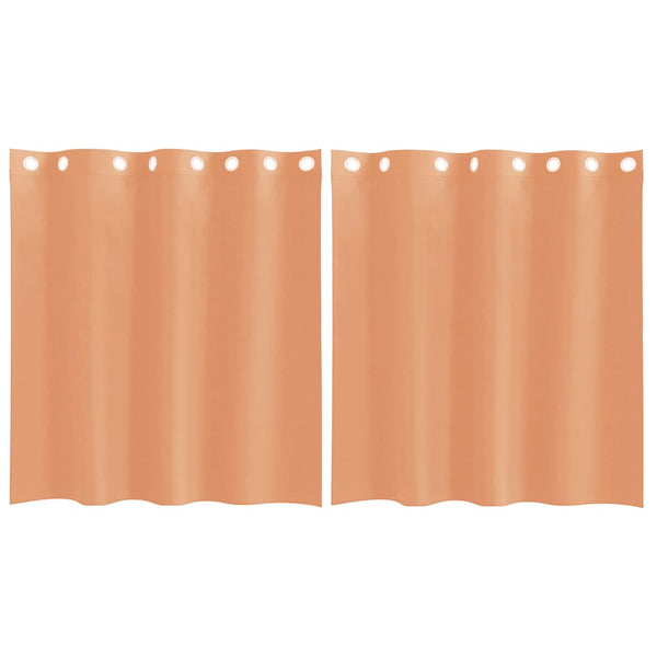 Terracotta Voile-Storen mit Ösen Lopina (2 Stk.)