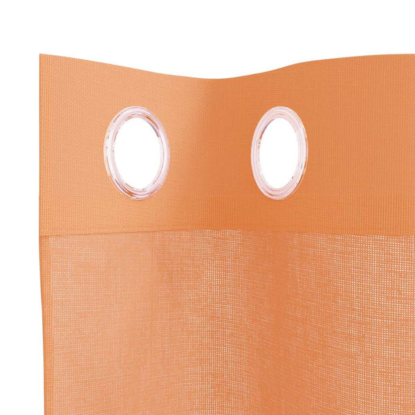 Terracotta Voile-Storen mit Ösen Lopina (2 Stk.)