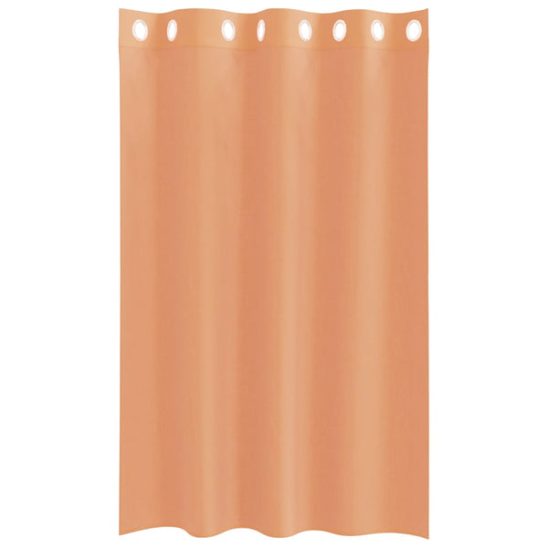 Lopina Terrakotta-Voile-Vorhänge mit Ösen (2 Stück)