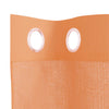 Lopina Terrakotta-Voile-Vorhänge mit Ösen (2 Stück)