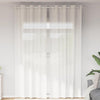 Voile-Raffrollos mit Ösen, weiß (2 Stück)